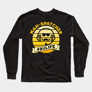 ManSpatcher 911 Dispatcher Shirt for Men Long Sleeve T-Shirt